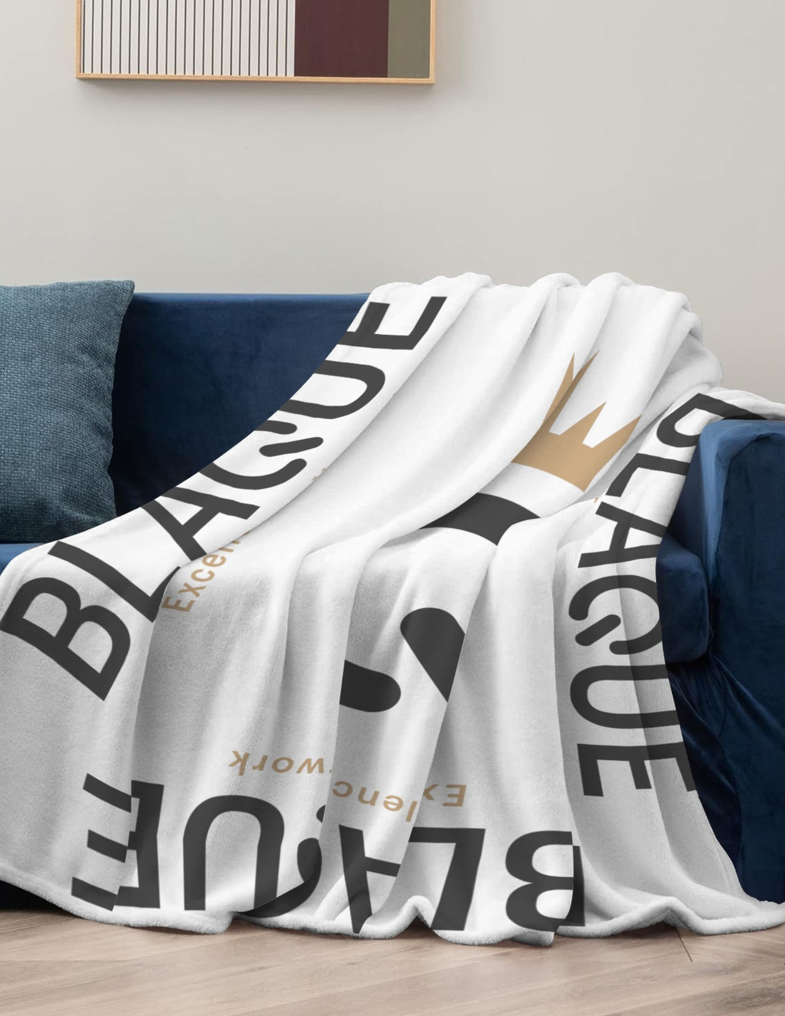 BLAQUE Blanket | Light Ultra-Soft Micro Fleece Blanket 60"x80"