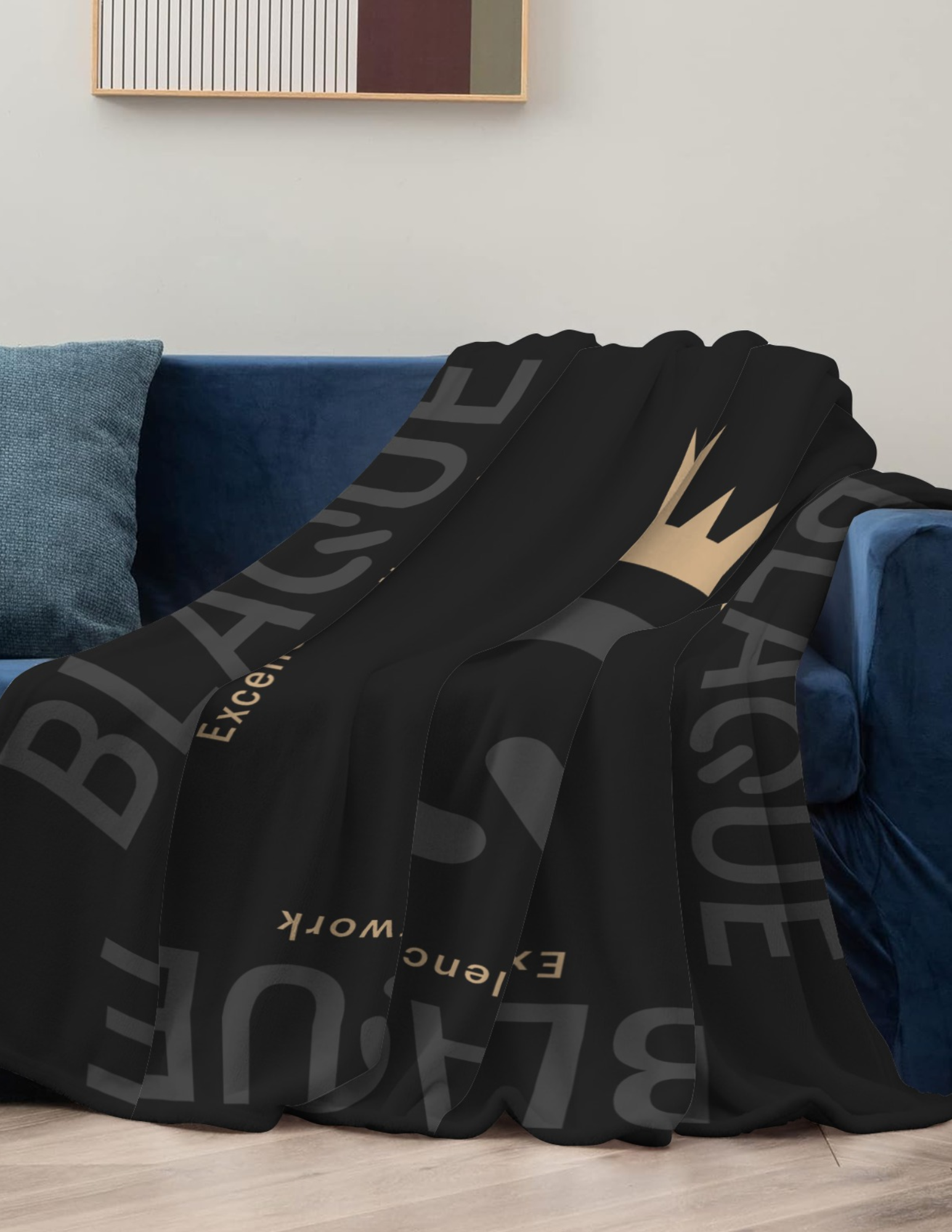 BLAQUE Blanket | Light Ultra-Soft Micro Fleece Blanket 60"x80"