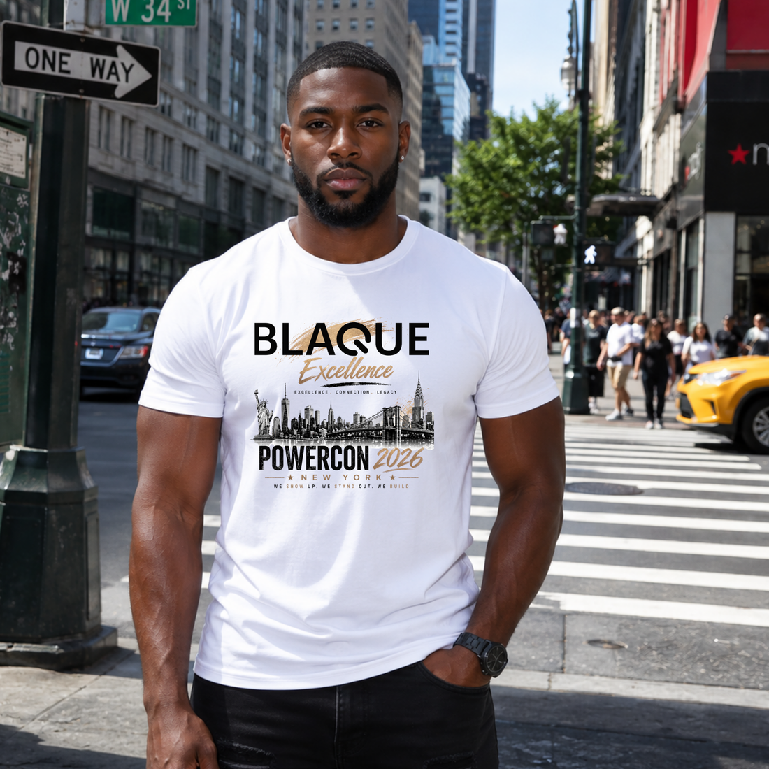 Limited Edition BLAQUE POWERCON 2026 T-Shirt