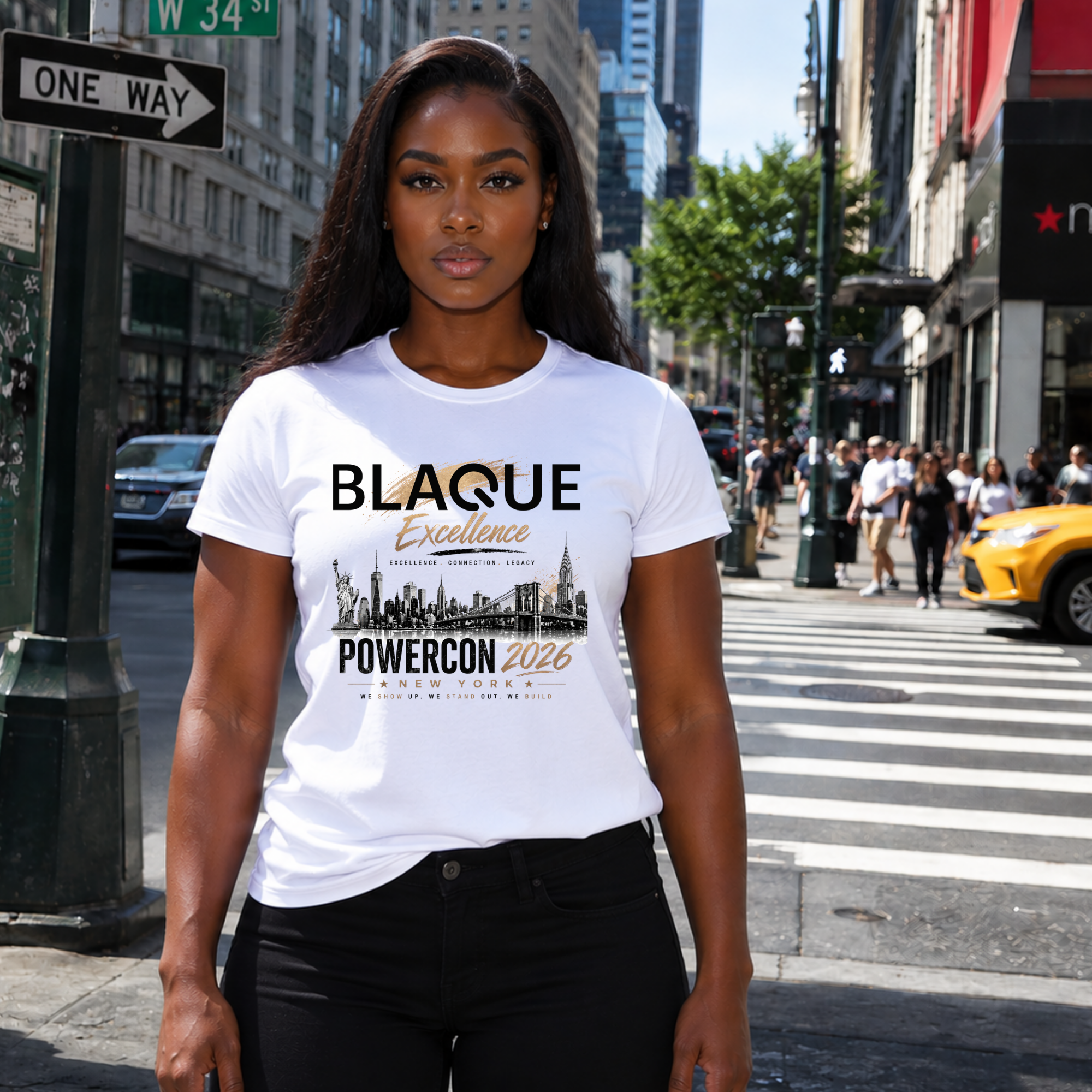 Limited Edition BLAQUE POWERCON 2026 T-Shirt