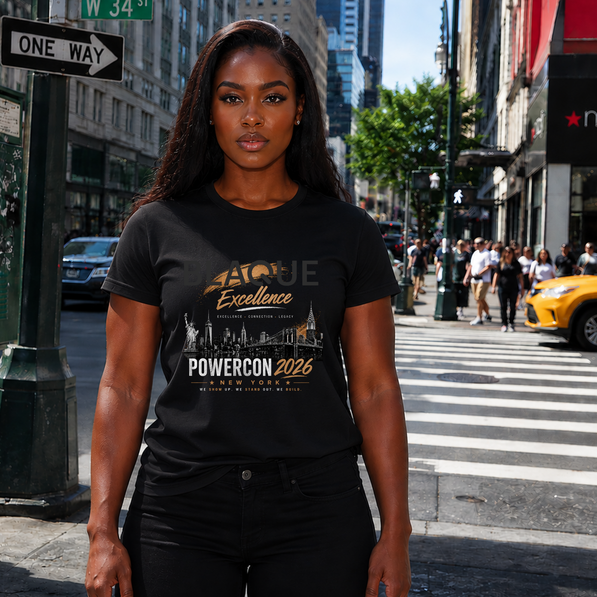 Limited Edition BLAQUE POWERCON 2026 T-Shirt