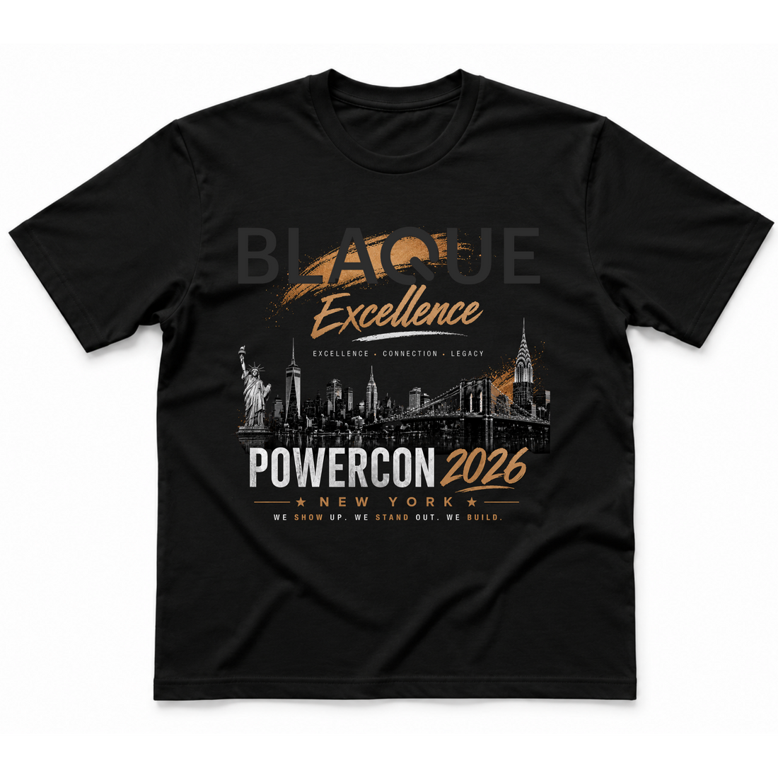Limited Edition BLAQUE POWERCON 2026 T-Shirt