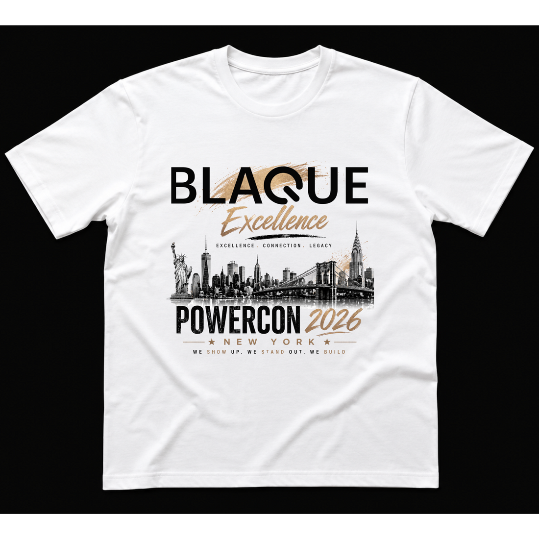Limited Edition BLAQUE POWERCON 2026 T-Shirt