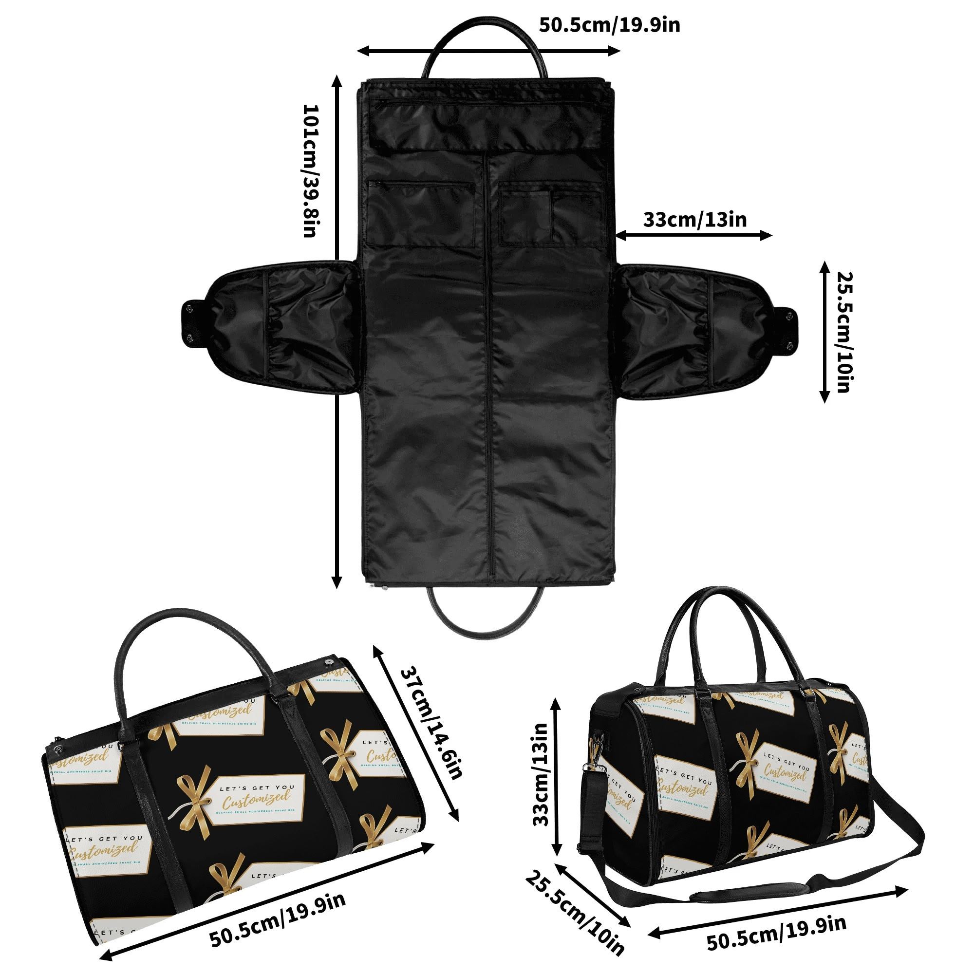 LGYC Personalized Foldable Carry-on Travel Bag | Duffle Bag