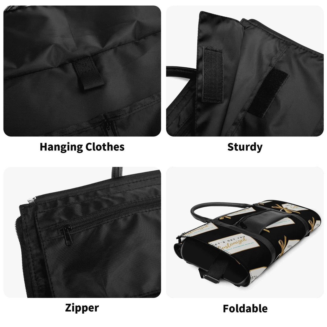 LGYC Personalized Foldable Carry-on Travel Bag | Duffle Bag