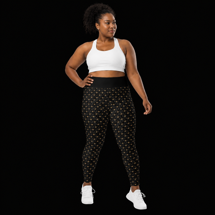 BLAQUE Excellence All-Over Print Plus Size Leggings