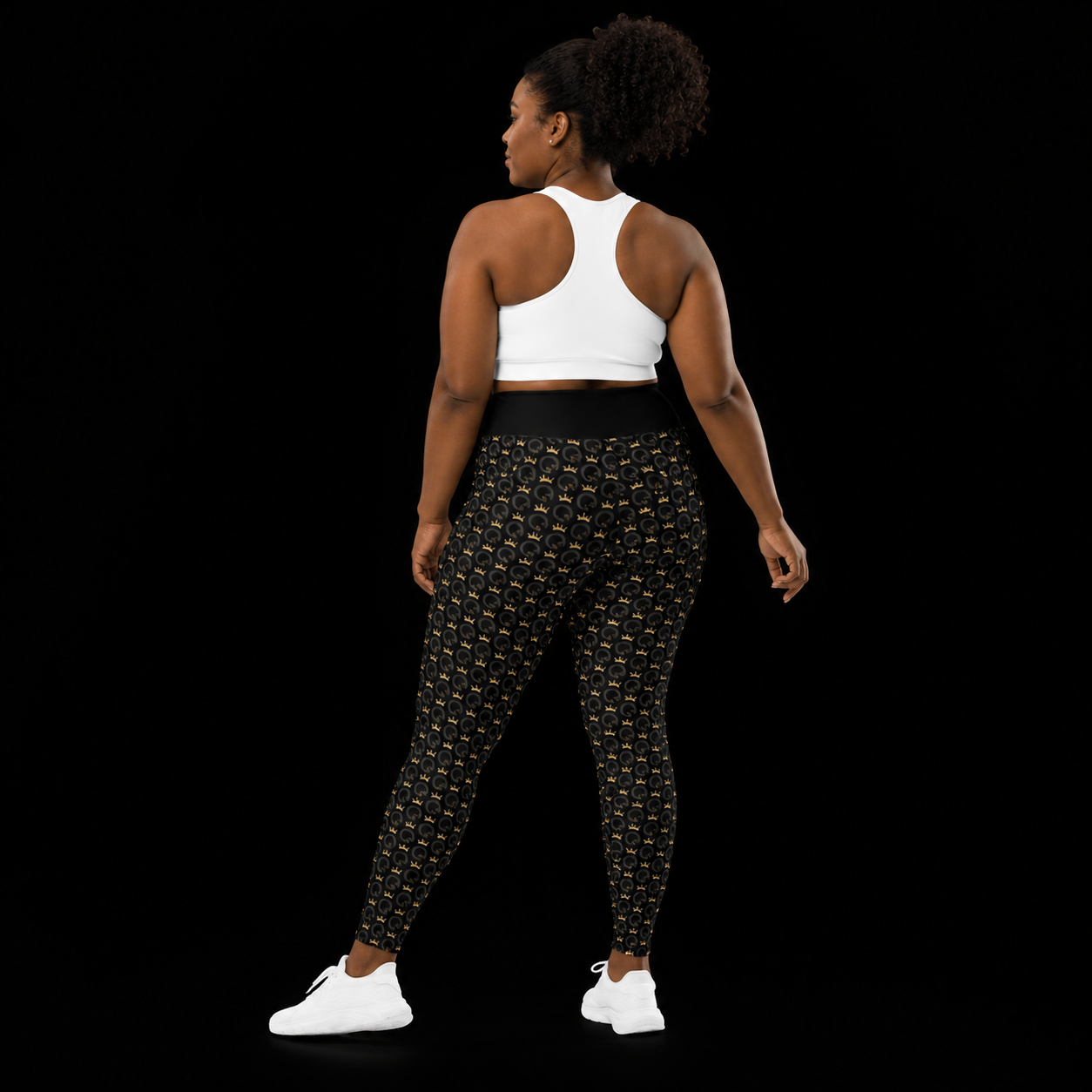 BLAQUE Excellence All-Over Print Plus Size Leggings
