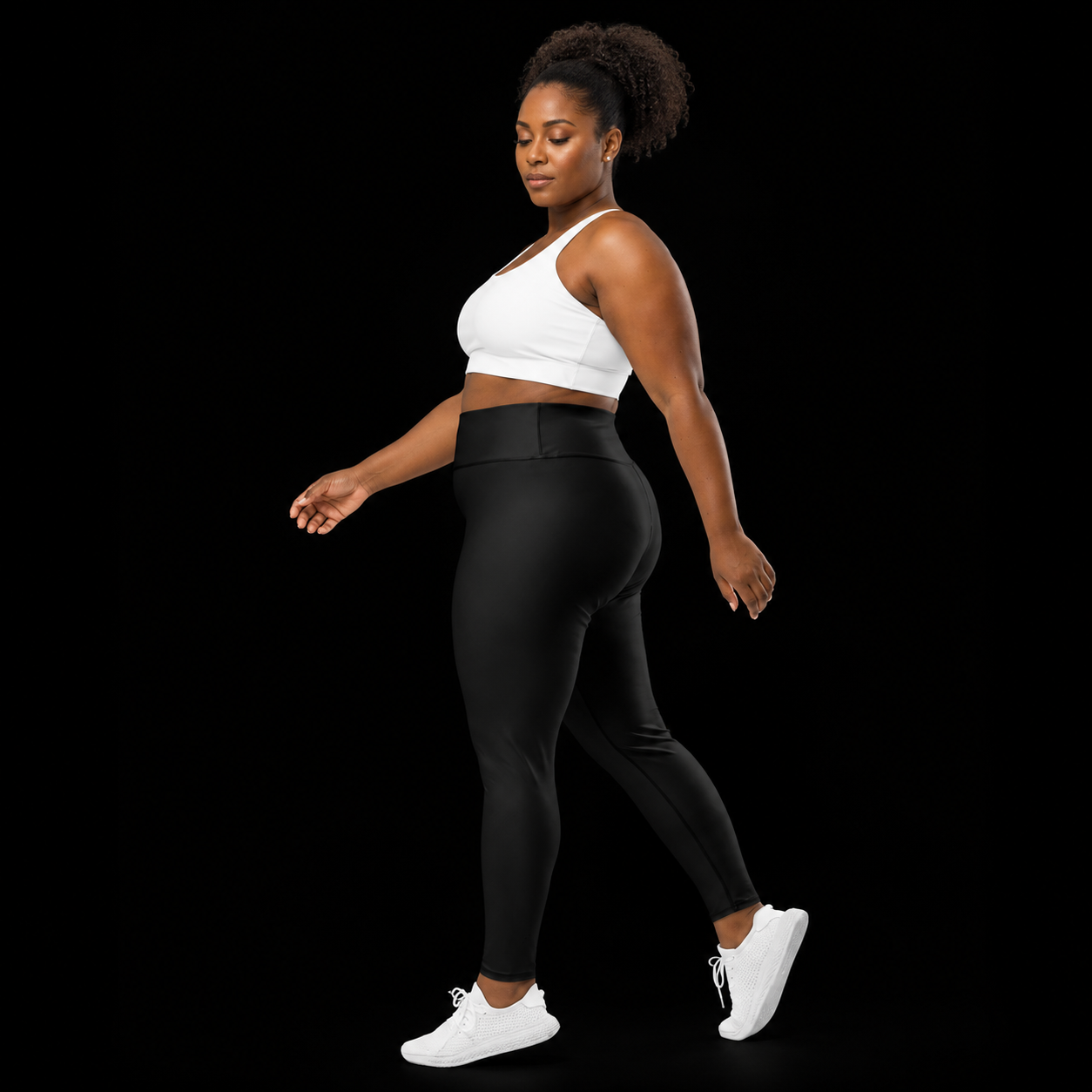 BLAQUE Excellence All-Over Print Plus Size Leggings