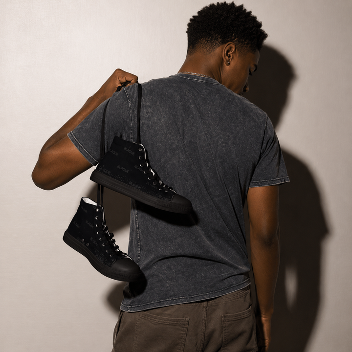 BLAQUE Men's High-Top Canvas Sneakers
