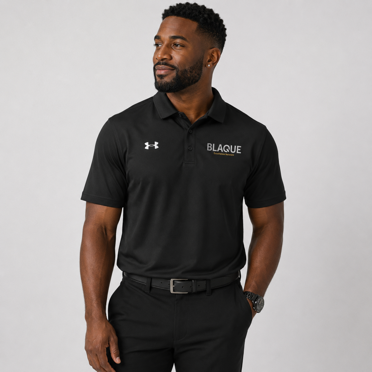 BLAQUE Excellence Embroidery Under Armour® Men's Polo