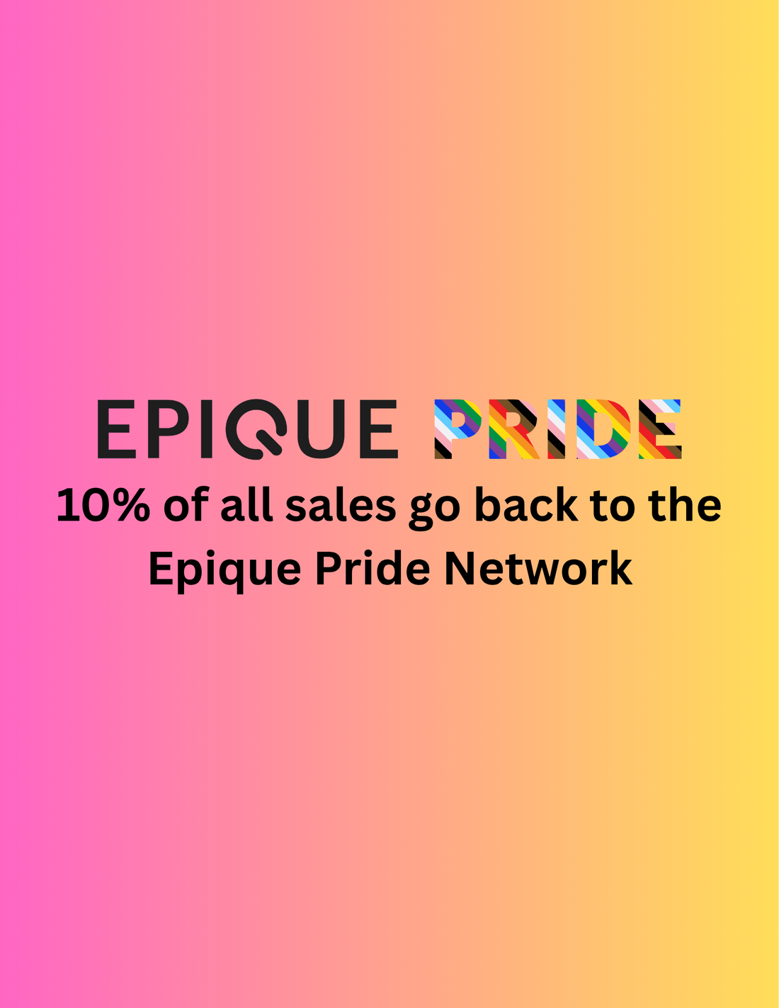 The Official EPIQUE PRIDE T-Shirt