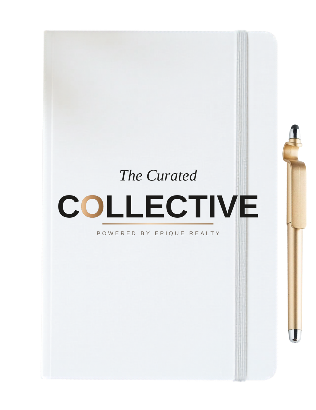 The Curated Collective Powered by EPIQUE Journal & Pen w/ Phone Stand