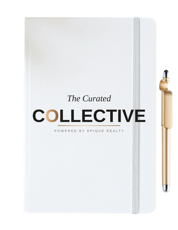 The Curated Collective Powered by EPIQUE Journal & Pen w/ Phone Stand