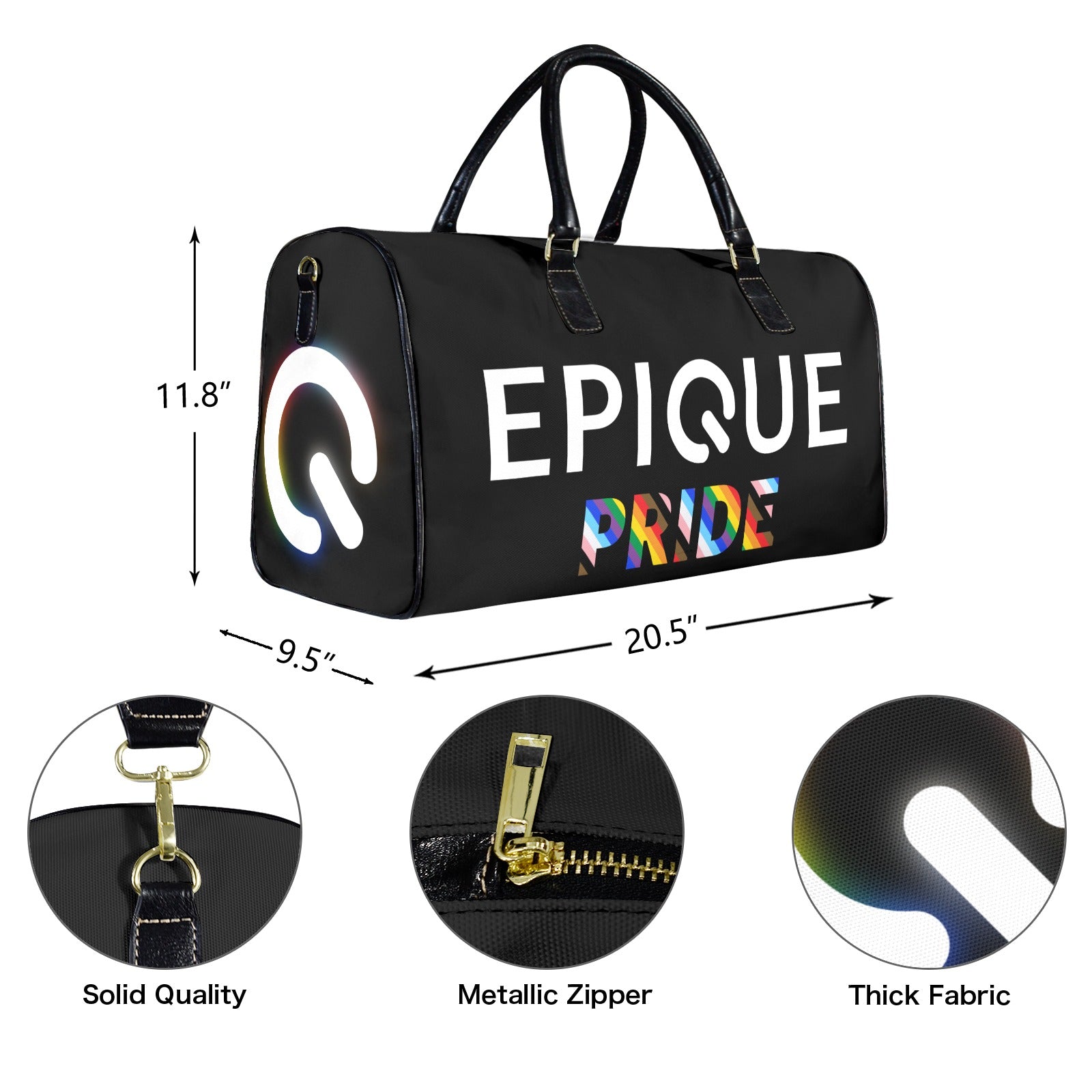 EPIQUE PRIDE Carry-on Travel Bag | Duffel Bag